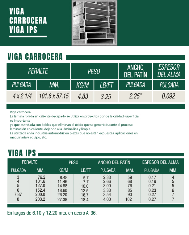 Viga IPS